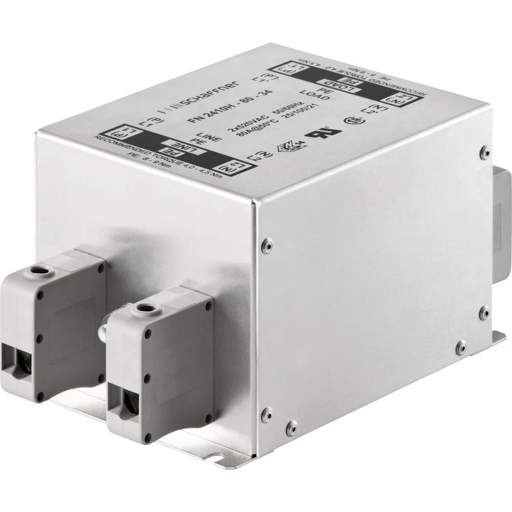 Schaffner FN2410-8-44 FN2410-8-44 filter za uklanjanje šuma 250 V/AC 8 A (D x Š x V) 130 x 93 x 62 mm 1 kom. slika
