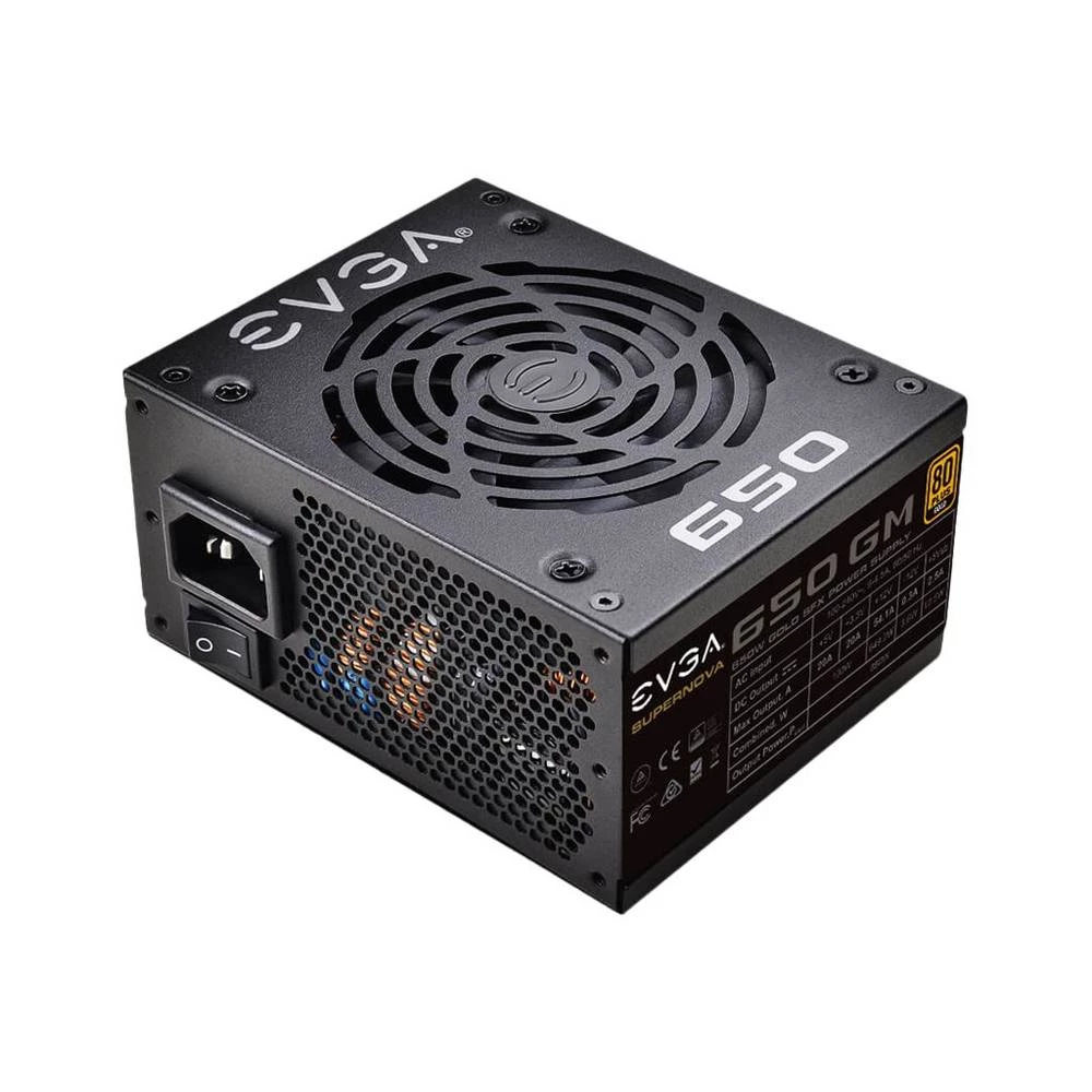 EVGA 123-GM-0650-Y2 PSU 650 W 24-pinski ATX SFX Antracit EVGA 123-GM-0650-Y2 PC napajanje 650 W  80 plus gold slika