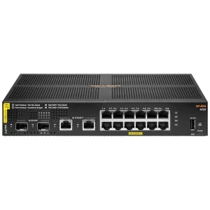 Aruba 6100 12G Class4 PoE 2G/2SFP+ 139W upravljani L3 Gigabit Ethernet (10/100/1000) Power over Ethernet (PoE) 1U crna   aruba  JL679A#ABB  JL679A#ABB  upravljani mrežni preklopnik  12 ulaza  6600 ... slika