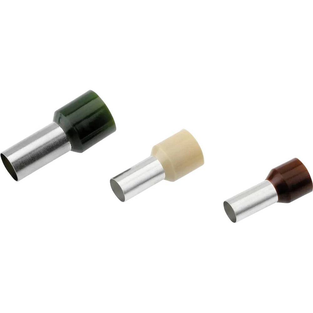 Cimco 187100 kabelski završetak 0.14 mm² izolirani dio smeđa boja 100 St. slika