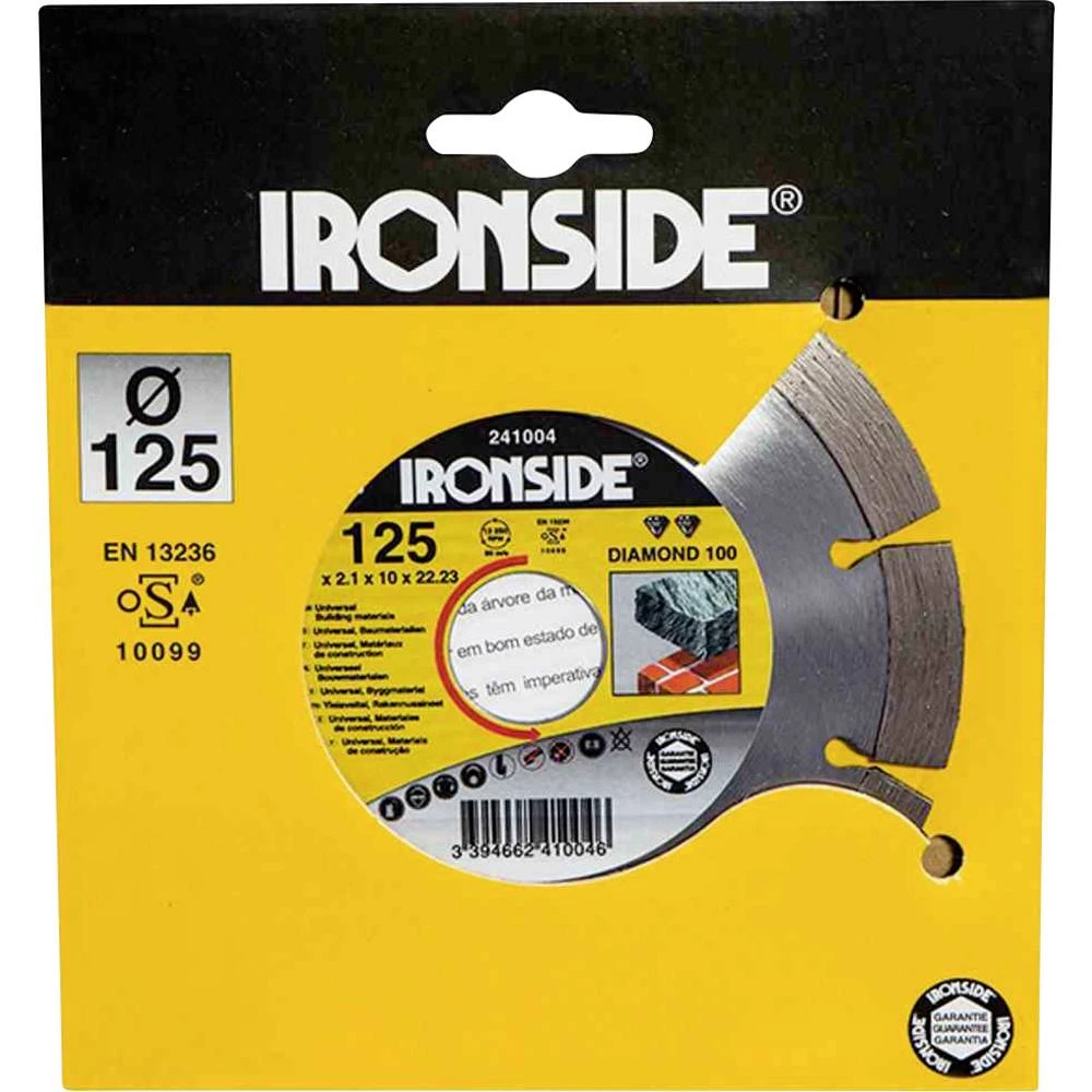 IRONSIDE 241004 dijamantna rezna ploča promjer 125 mm 1 kom. slika