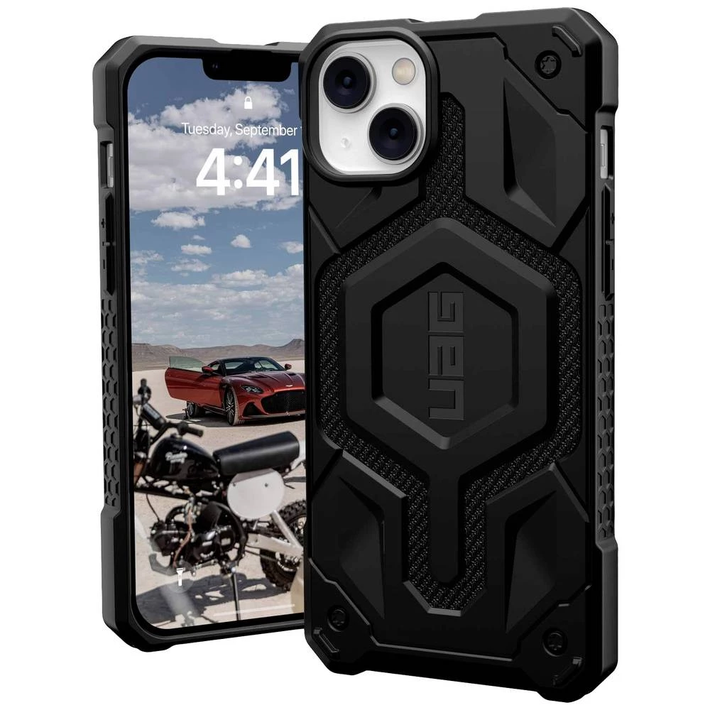 Urban Armor Gear Monarch Pro MagSafe Pogodno za model mobilnog telefona: iPhone 14 Plus, crna Urban Armor Gear Monarch Pro MagSafe case Apple iPhone 14 Plus crna slika