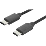 ednet USB 2.0 Priključni kabel [1x Muški konektor USB-C™ - 1x Muški konektor USB-C™] 1.8 m Crna