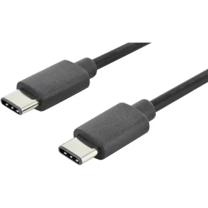 ednet USB 2.0 Priključni kabel [1x Muški konektor USB-C™ - 1x Muški konektor USB-C™] 1.8 m Crna slika