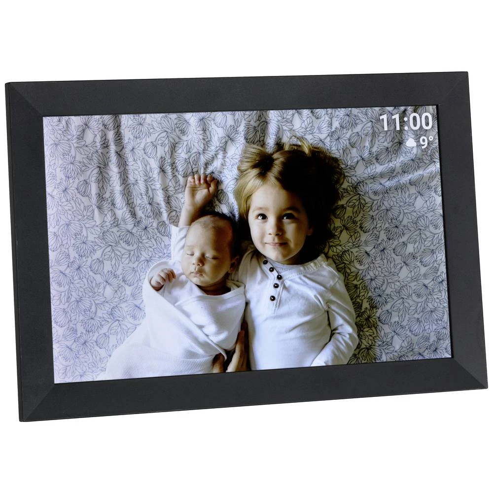 TFA Dostmann FRAMEO App digitalni WiFi okvir za slike 25.7 cm 10.1 palac 1280 x 800 Pixel 32 GB crna slika