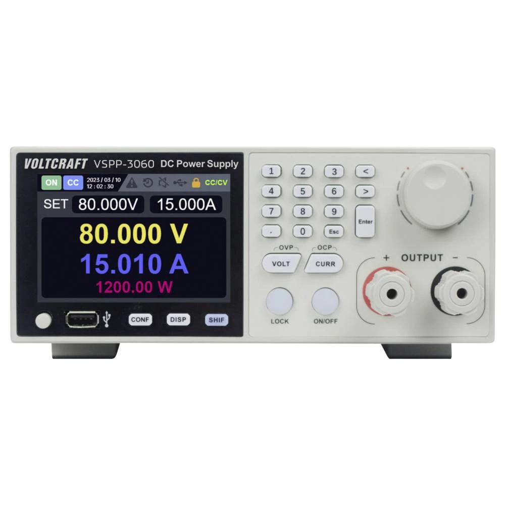 VOLTCRAFT VSPP-3060 19 "laboratorijska izvor napajanje, podesivi 0 - 600 V/DC 0 - 10 A 3000 W USB, LAN programabilno, da slika