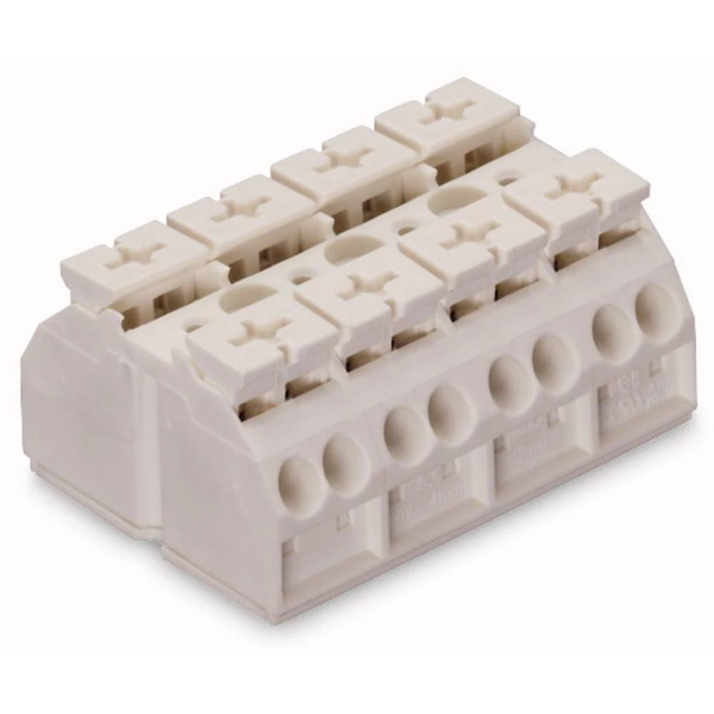 WAGO 862-694 stezaljka za priključivanje uređaja opružna stezaljka bijela 200 St. slika