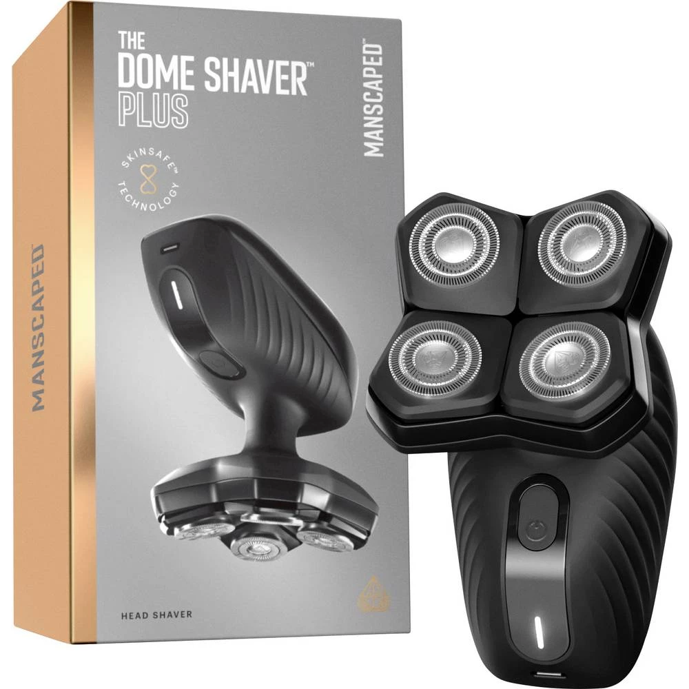 MANSCAPED The Dome Shaver Plus Essentials 75-00249 rotacijski električni aparat za brijanje crna slika