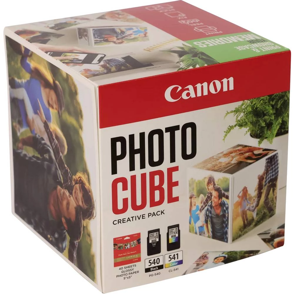 Canon set foto kockica PG-540+CL-541 original kombinirano pakiranje crna, u boji, zelen, bijela 5225B019 slika