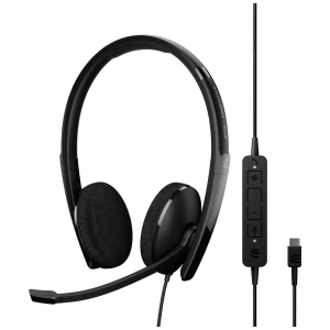 EPOS C10 telefon Over Ear slušalice žičani  crna poništavanje buke slušalice s mikrofonom slika