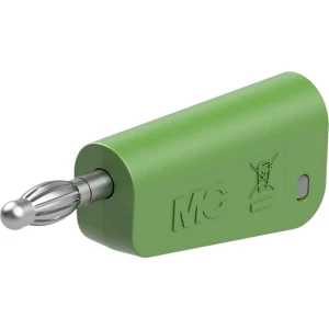 Stäubli LQ-4N-39 laboratorijski muški konektor utikač Zatik-Ø: 4 mm zelena 1 St. slika