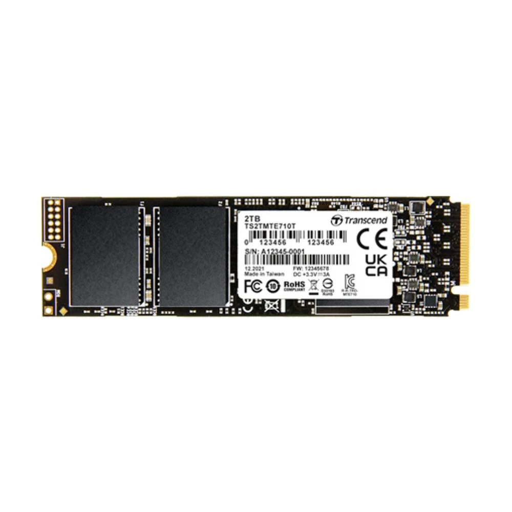 Transcend MTE710T 256 GB unutarnji M.2 PCIe NVMe SSD 2280 PCIe NVMe 4.0 x4 industrijsko TS256GMTE710T slika
