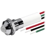 LED signalna lampica za ugradnju promjera 8mm - vanjski reflektor - sa 600mm spojnim žicama - 12VDC crveno/zeleno/žuto CML 19TR0A12/6 LED smjerni crvena, zelena, žuta 12 V/DC