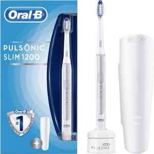 Oral-B Silver 1200 električna četkica za zube zvučna četkica za zube srebrna, bijela slika