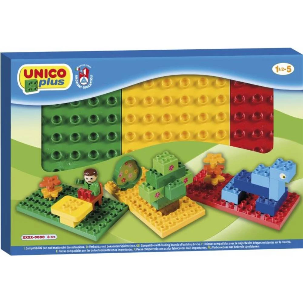 Vedes Bausteine Basis Platten 3 Stück set igre slika