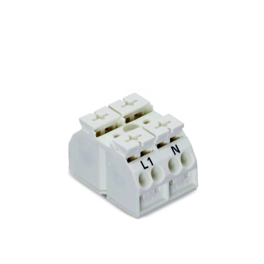 WAGO 862-1652 stezaljka za priključivanje uređaja opružna stezaljka bijela 500 St. slika