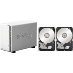 NAS server 6 TB Synology DiskStation DS218j-6TB-FR 2 Bay opremljeno s 2x 3TB recertificiranim tvrdim diskovima