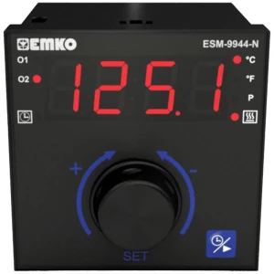 Emko ESM-9944-N 2-točkovni, p, pi, pd, pid termostat Pt100 -200 do +1700 °C relej 5 A (D x Š x V) 100 x 96 x 96 mm slika