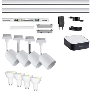 5186 smik Gateway + URail  Paulmann Home paket Smart Home System GU10 Energetska učinkovitost 2021: G (A - G) 24 W RGBw bijela slika