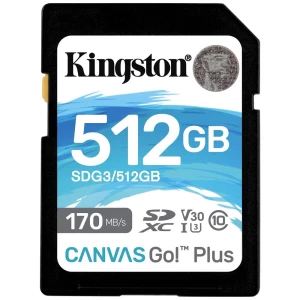 Kingston Canvas Go! Plus sd kartica 512 GB Class 10 UHS-I slika