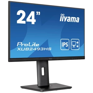 Iiyama XUB2493HS-B5 / 24'' ETE IPS ,FHD,Pivot,H. LED zaslon 60.5 cm (23.8 palac) Energetska učinkovitost 2021 D (A - G) 1920 x 1080 piksel Full HD 4 ms HDMI™, DisplayPort, slušalice (3.5 mm jack) I... slika