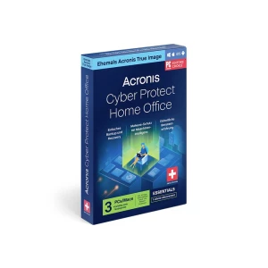 Acronis Cyber Protect Home Office Essentials CH godišnja licenca, 3 licence Windows, mac os, ios, android sigurnost slika