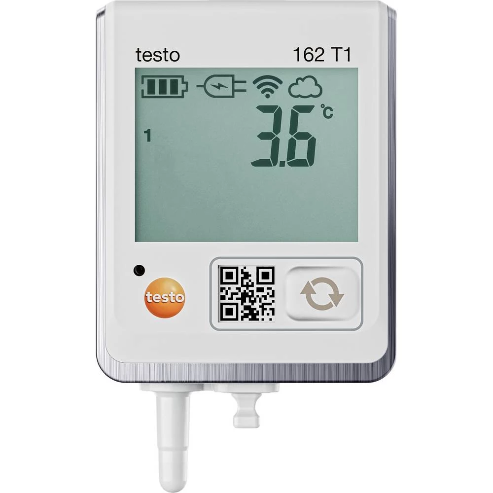 testo 0572 1621 162 T1 uređaj za pohranu podataka temperature Mjerena veličina temperatura -30 do 50 °C uklj. zidni nosa slika