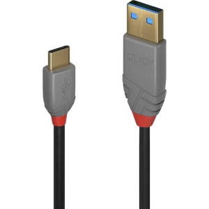 LINDY USB kabel USB 2.0 USB-A utikač, USB-C™ utikač 3.00 m crna slika