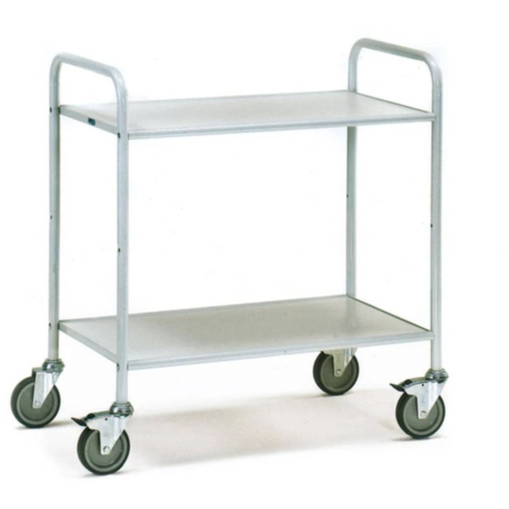 Fetra Hauptartikel 4880 etažna kolica čelik obložen s prahom Opterećenje (maks.): 150 kg svijetlosiva (RAL 7035) slika