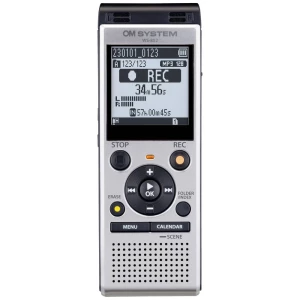 OM System WS-882 digitalni diktafon Vrijeme snimanja (maks.) 1040 h srebrna slika