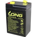 Long WP4.5-6 WP4.5-6 olovni akumulator 6 V 4.5 Ah olovno-koprenasti (Š x V x D) 70 x 106 x 47 mm plosnati priključak 4.8 mm nisko samopražnjenje, bez održavanja
