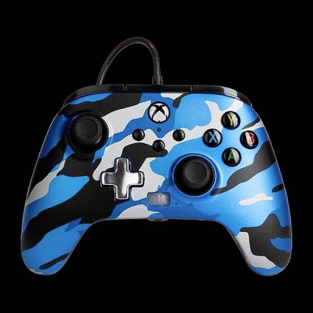 PowerA Xbox Metallic Blue Camo kontroler Xbox Series S, Xbox Series X slika