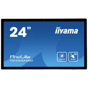 Iiyama PROLITE T2455MSC-B1 LED zaslon 60.5 cm (23.8 palac) Energetska učinkovitost 2021 E (A - G) 1920 x 1080 piksel Full HD 5 ms HDMI™, DisplayPort, slušalice (3.5 mm jack), USB IPS LED slika