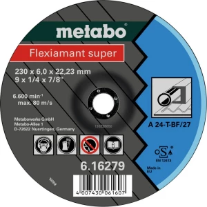 Metabo 616275000  ploča za grubu obradu s glavom   22.23 mm 25 St. slika