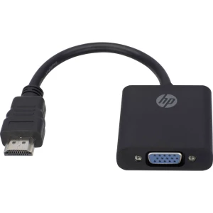 HDMI / VGA Adapter [1x Muški konektor HDMI - 1x Ženski konektor VGA] Crna HP slika