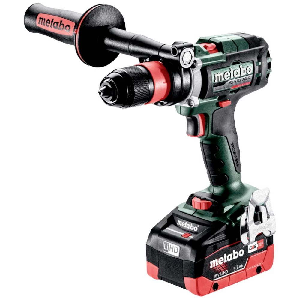 Metabo 603184660 akumulatorska bušilica 18 V 5.5 Ah LiHD bez četkica, uklj. 2 akumulatora, uklj. kofer, uklj. punjač slika
