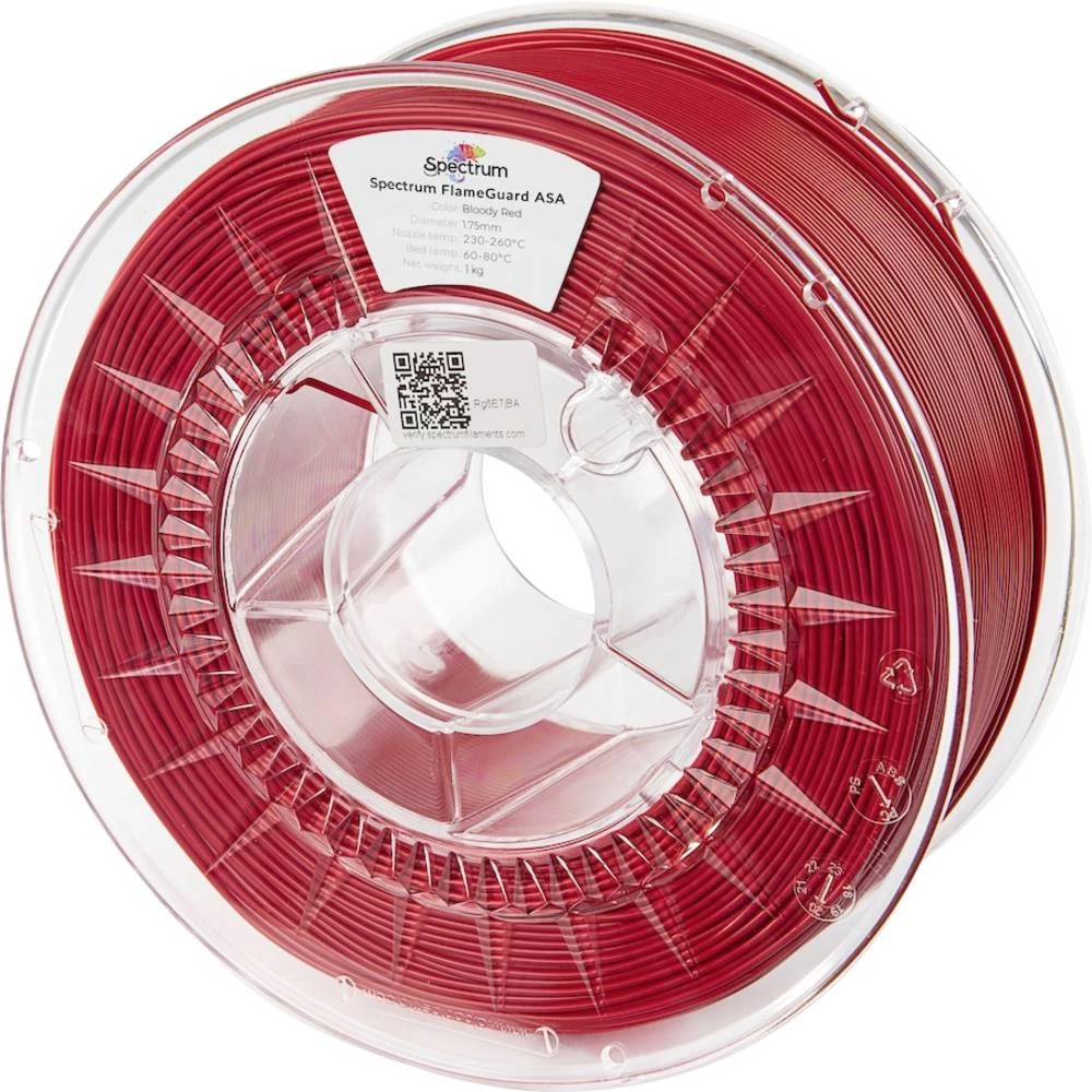 Spectrum Filaments 81567 FlameGuard ASA 275 3D pisač filament ASA usporivač plamena, otporan na toplinu, UV otporan, zaš slika