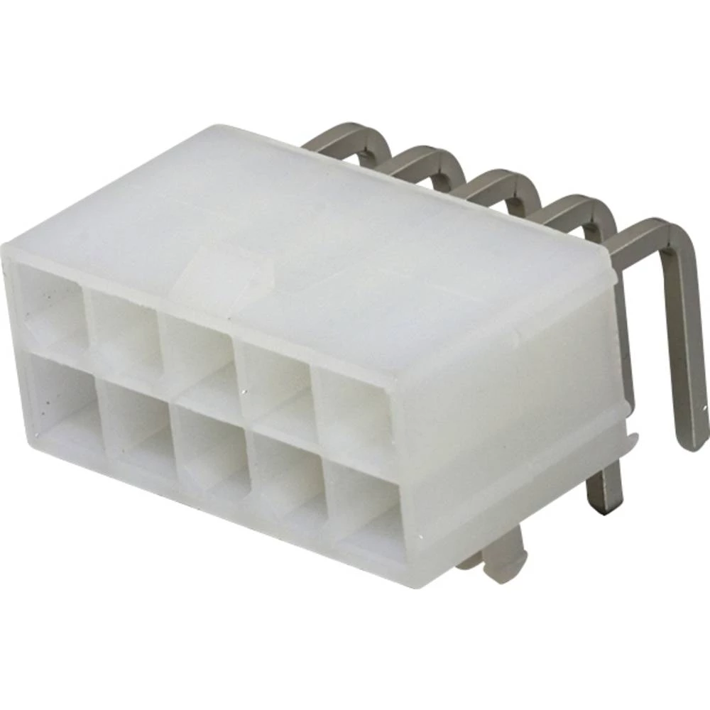 Molex ugradna standardna letva sa ženskim kontaktima  Ukupan broj polova 10 Raster: 4.2 mm 39301100 1 St. Bag slika