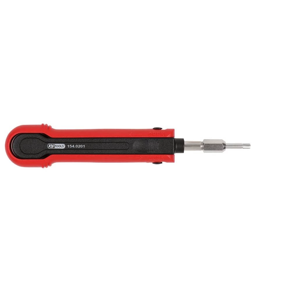 Alat za otključavanje okruglih utikača/priključaka 1,2 mm (AMP Tyco 1,5) KS Tools 154.0201 slika