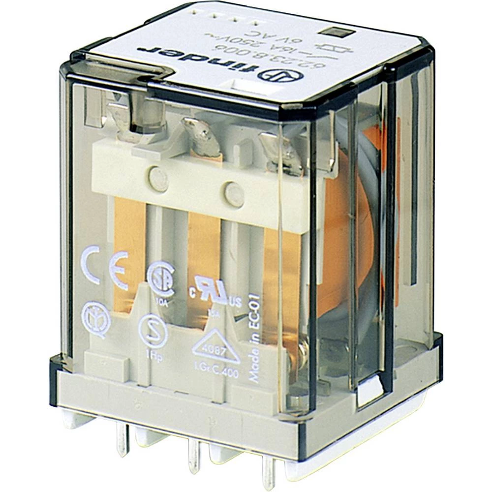 Finder 62.23.8.024.0300 relej za tiskane pločice 24 V/AC 16 A 3 zatvarač 10 St. slika