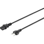 Rashladni uređaji Priključni kabel Crna 2 m Basetech BT-1886920