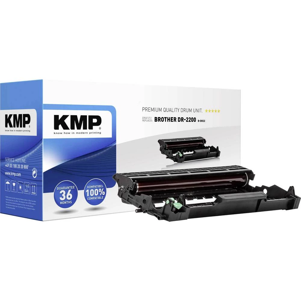 KMP Toner zamijena Brother DR-2200, DR2200 Kompatibilan Crn 12000 Stranica B-DR22 slika