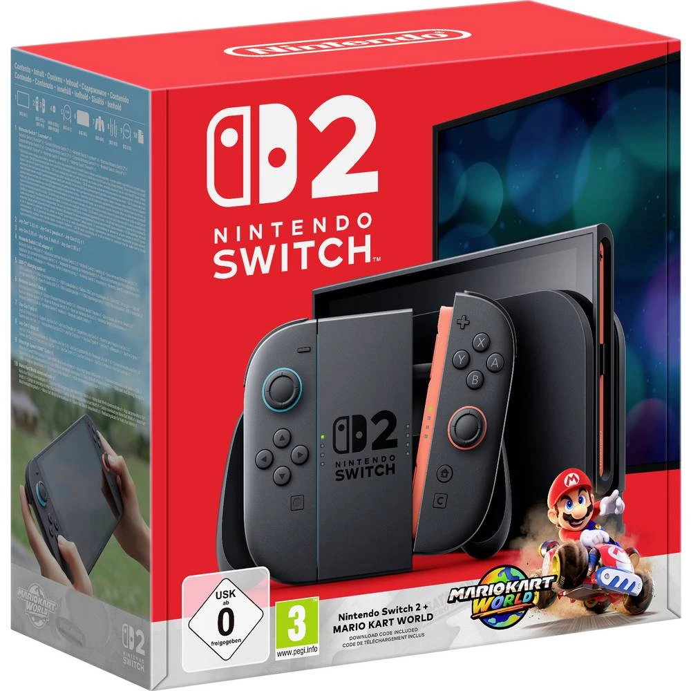 Nintendo Switch 2 256 GB crna uklj. Mario Kart World slika