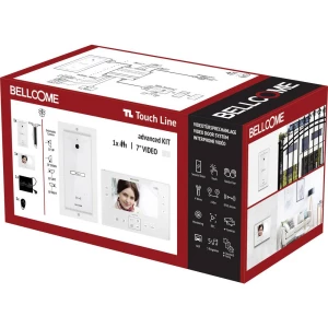 Bellcome VKA.P1F3.T7S9.BLW04 video portafon za vrata žičani kompletan set 8-dijelni bijela slika