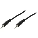 LogiLink CA1051 utičnica audio priključni kabel 3.00 m crna (mat)