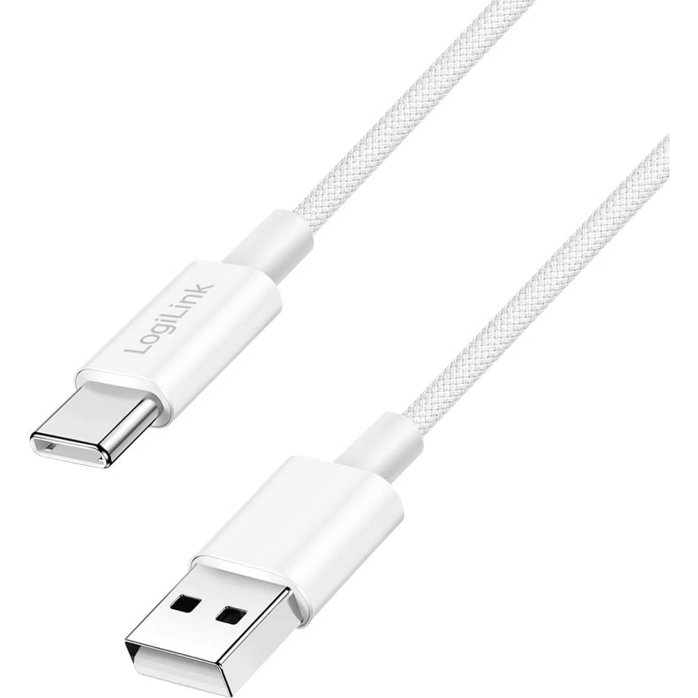 LogiLink USB-C kabel USB 2.0 USB-A utikač, USB-C® utikač 1.5 m bijela CU0322 slika