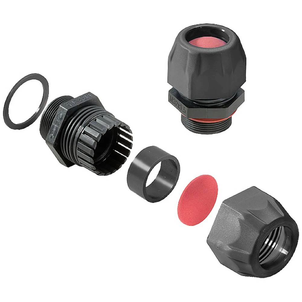 Weidmüller 2722010000 kabelska uvodnica s brtvom, sa zaštitom od potega, otporno na udarce M32 poliamid 6 crna 25 St. slika