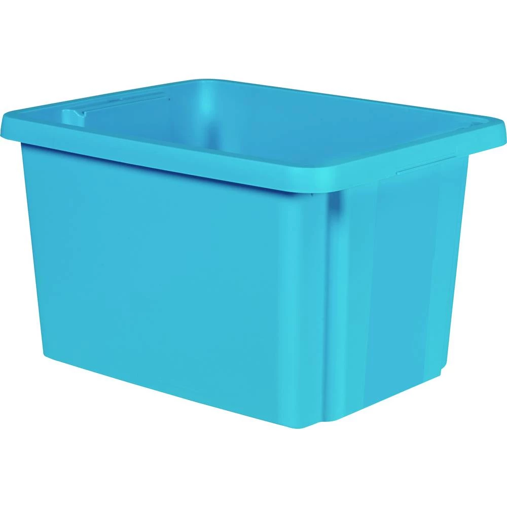 Curver 225501 spremnik za slaganje ESSENTIALS Drehstapelbox 26L, blau može se slagati plava boja 1 kom. slika