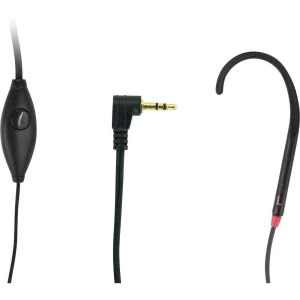 Geemarc CLHOOK1 slušalice 2,5 mm priključak sa vrpcom u ušima, na ušima, preko ušiju crna slika