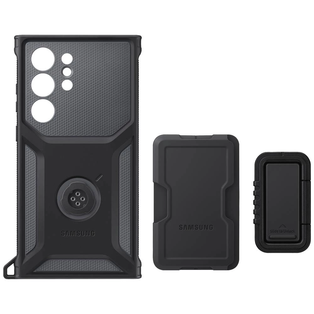 Samsung Rugged Gadget Case stražnji poklopac za mobilni telefon Samsung Galaxy S23 Ultra crna, titan slika